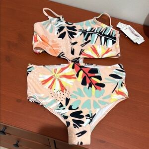 Colorful Kids One Piece Swimsuit